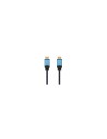 CABLE AISENS HDMI MACHO A HDMI MACHO MULTIPLE APANTALLAMIENTO Y RECUBRIMIENTO NYLON 3M NEGRO AZUL A120-0358
