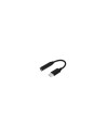 ADAPTADOR AISENS USB-C MACHO A JACK 3.5 HEMBRA 15CM NEGRO A109-0348