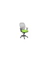 SILLA JORQUERA MALLA GRIS ASIENTO BALI VERDE PISTACHO 15SGRBALI22