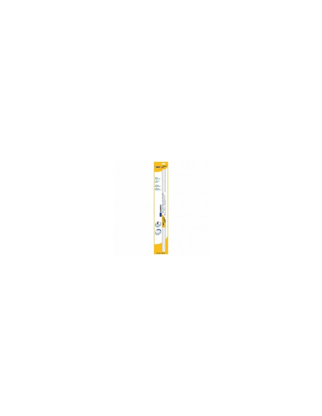 ROLLO ADHESIVO BIC PIZARRA VELLEDA BIC BORRADO EN SECO SE PUEDE CORTAR Y COLOCAR EN CUALQUIER SUPERFICIE 870493