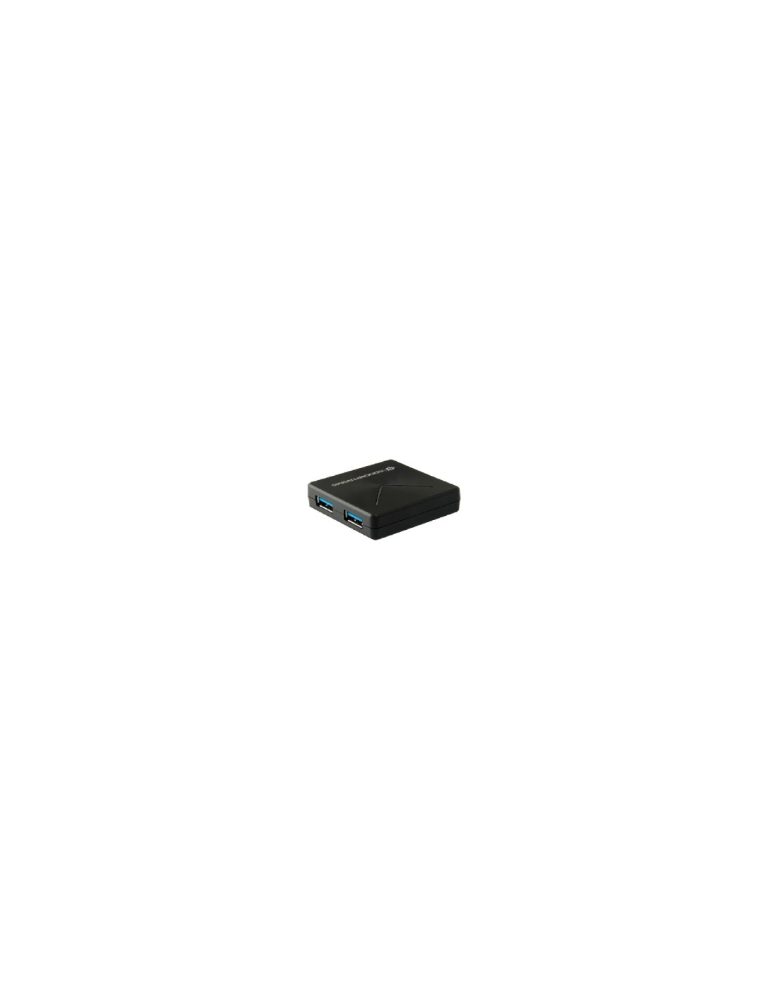 HUB USB 3.0 CONCEPTRONIC 4 PUERTOS USB 3.0 NEGRO HUBBIES02B