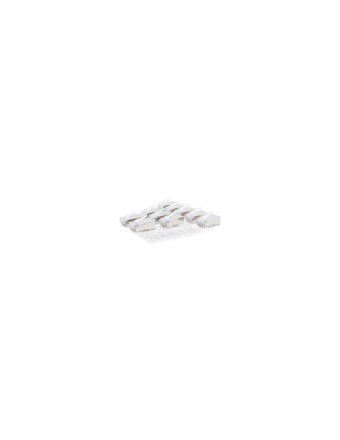 CONECTOR NANOCABLE RJ45 8 HILOS FTP CAT6 BLANCO 10.21.0203