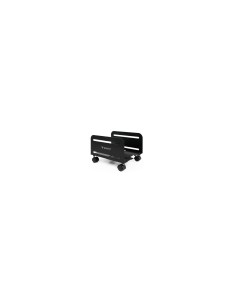 TooQ Soporte metálico para CPU de suelo con ruedas