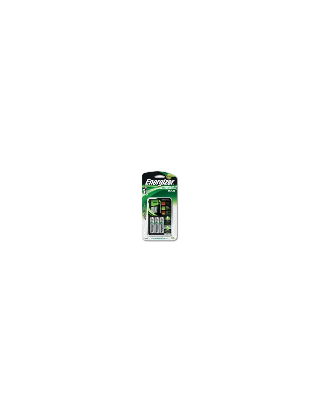 CARGADOR MAXI ENERGIZER + 4HR6 POTENCIA 2000 MAH TIPO AA-AAA E300321201