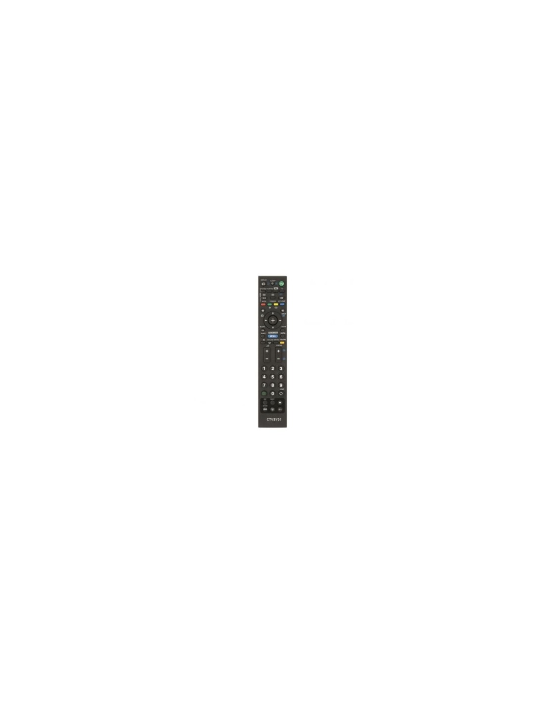 MANDO A DISTANCIA COMPATIBLE CON TV SONY NO PRECISA PROGRAMACION NEGRO 02ACCOEMCTVSY01