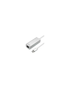 ADAPTADOR AISENS USB 3.1 TIPO-C A LAN ETHERNET 10/100/1000 MBPS 15CM PLATA A109-0341