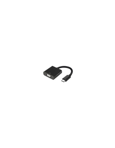 AISENS Conversor USB-C a VGA, USB-C/M - HDB15/H, Negro, 15cm