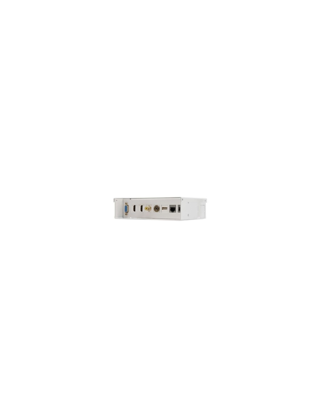 CAJA DE CONEXIONES MULTIMEDIA AISENS VGA 2XHDMI JACK3.5 RCA 1XUSB 2XRJ45 CAT 6A STP BLANCO A127-0340
