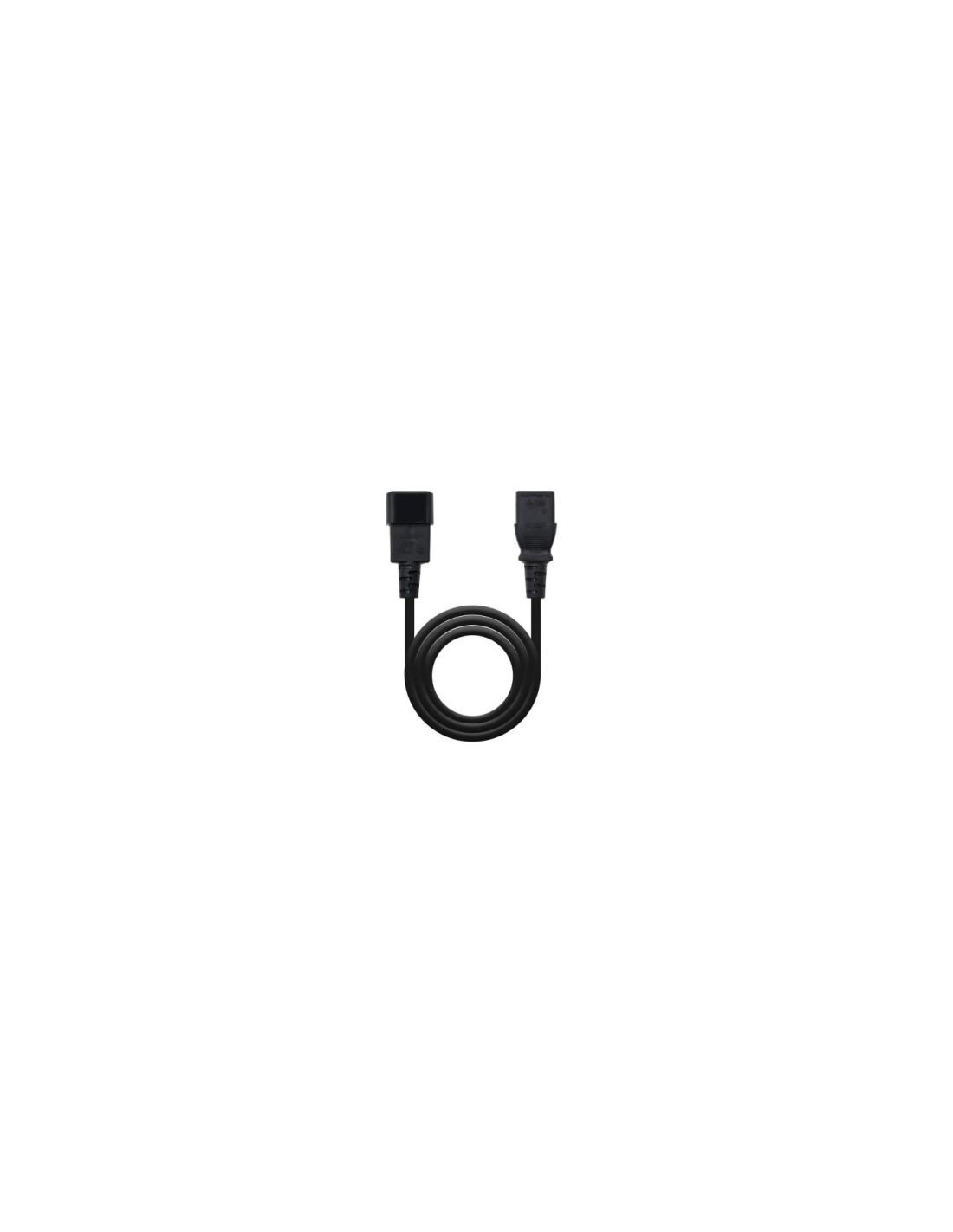 Nanocable 10.22.0203 Cable alimentación CPU, C13/H-C14/M, negro, 3.0m