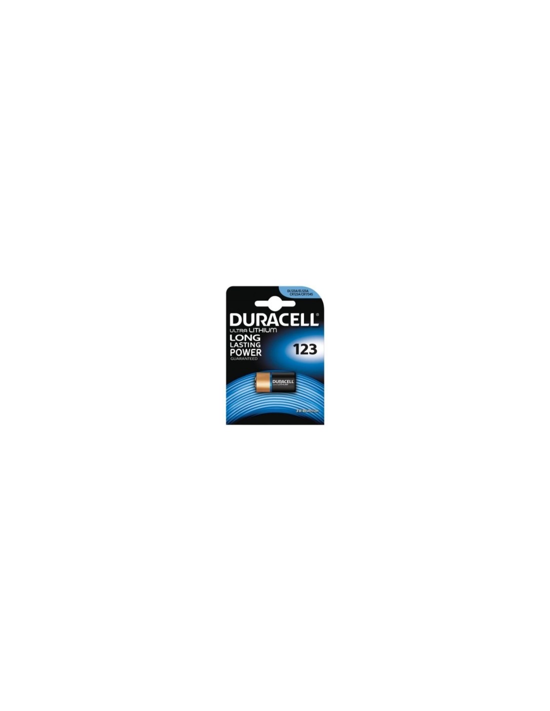 PILA LITIO DURACELL ULTRA M3 3V NO RECARGABLE ESPECIAL PARA CAMARAS DL123