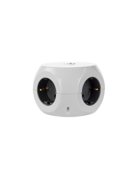Ewent EW3939 base múltiple 1,5 m 3 salidas AC Interior Blanco