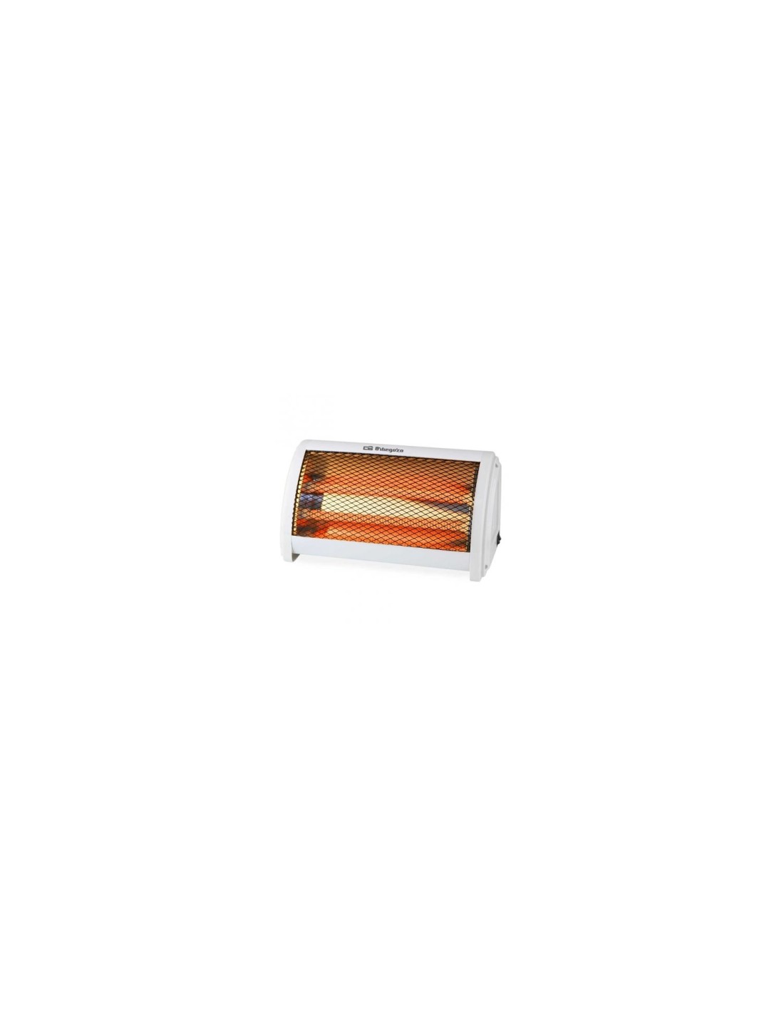 ESTUFA DE CUARZO DE PIE ORBEGOZO BP 3200 1000W 2 NIVELES POTENCIA 2 TUBOS CERAMICOS DOBLE BOTON FUNCIONAMIENTO 16668 O