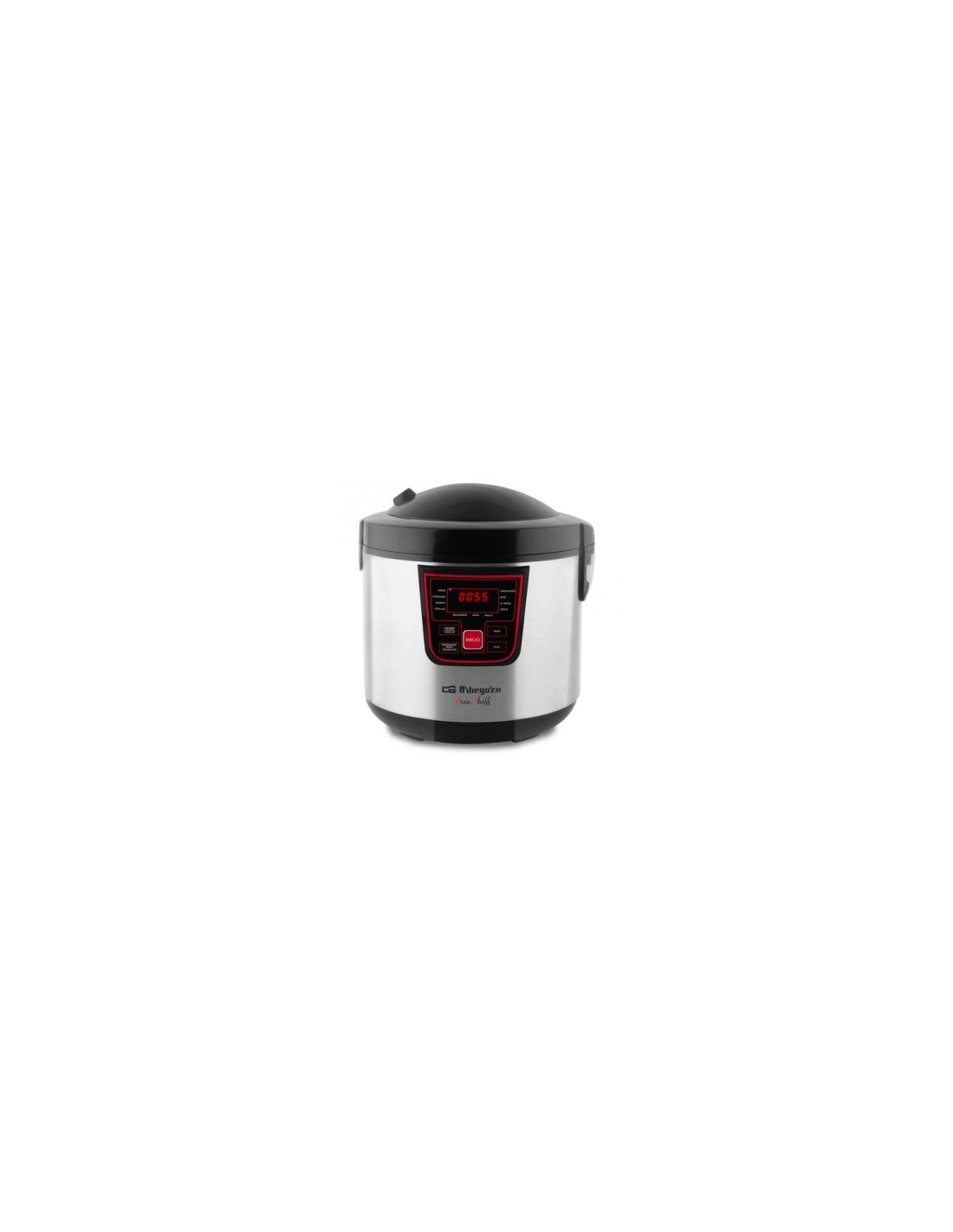 ROBOT DE COCINA ORBEGOZO MCP 6000 860W 5 LITROS 11 PROGRAMAS TEMPORIZADOR 24H CUBETA DESMONTABLE INCLUYE RECETARIO 17438