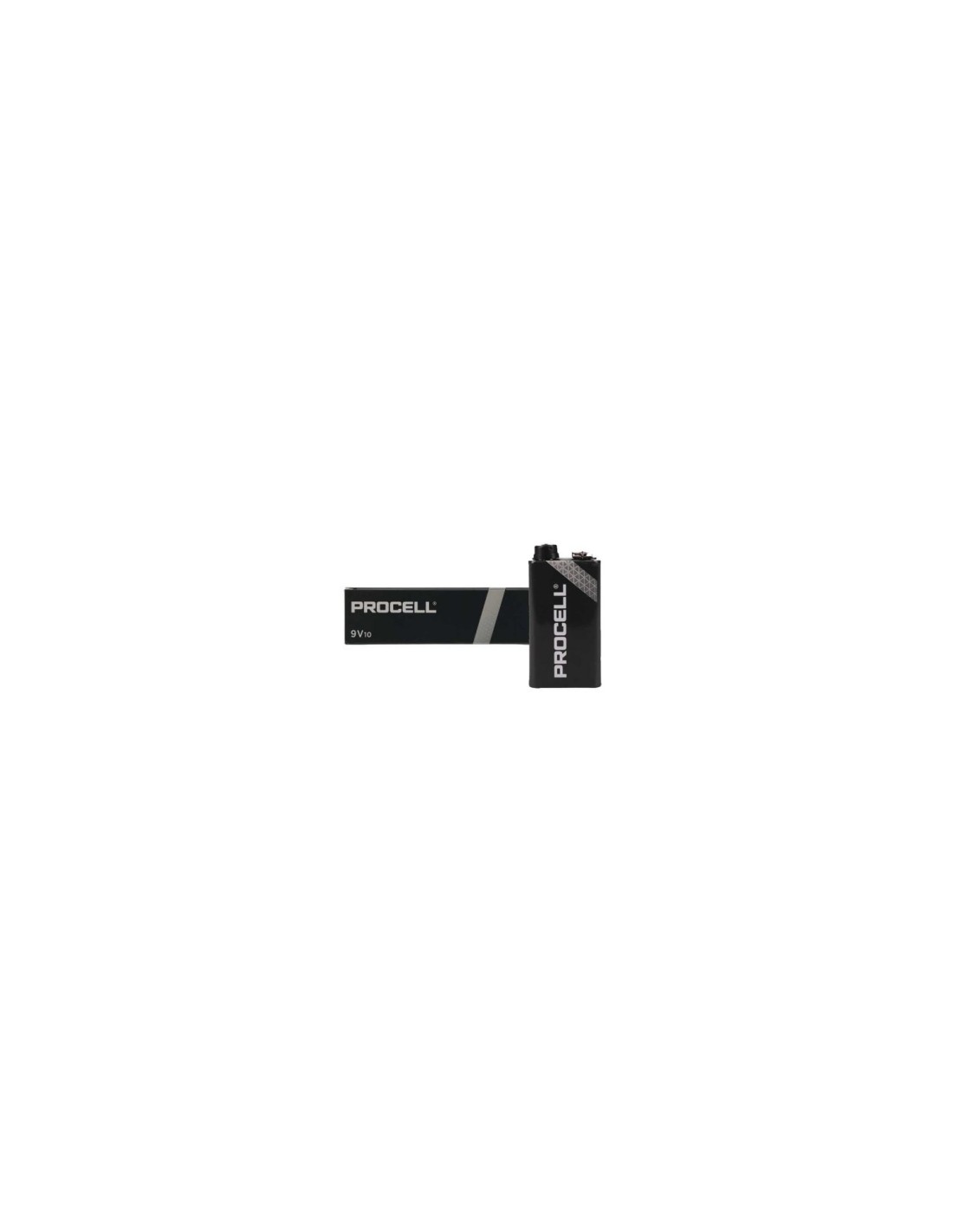 PACK 10 PILAS 9V DURACELL PROCELL ALCALINA 673MAH ID1604IPX10