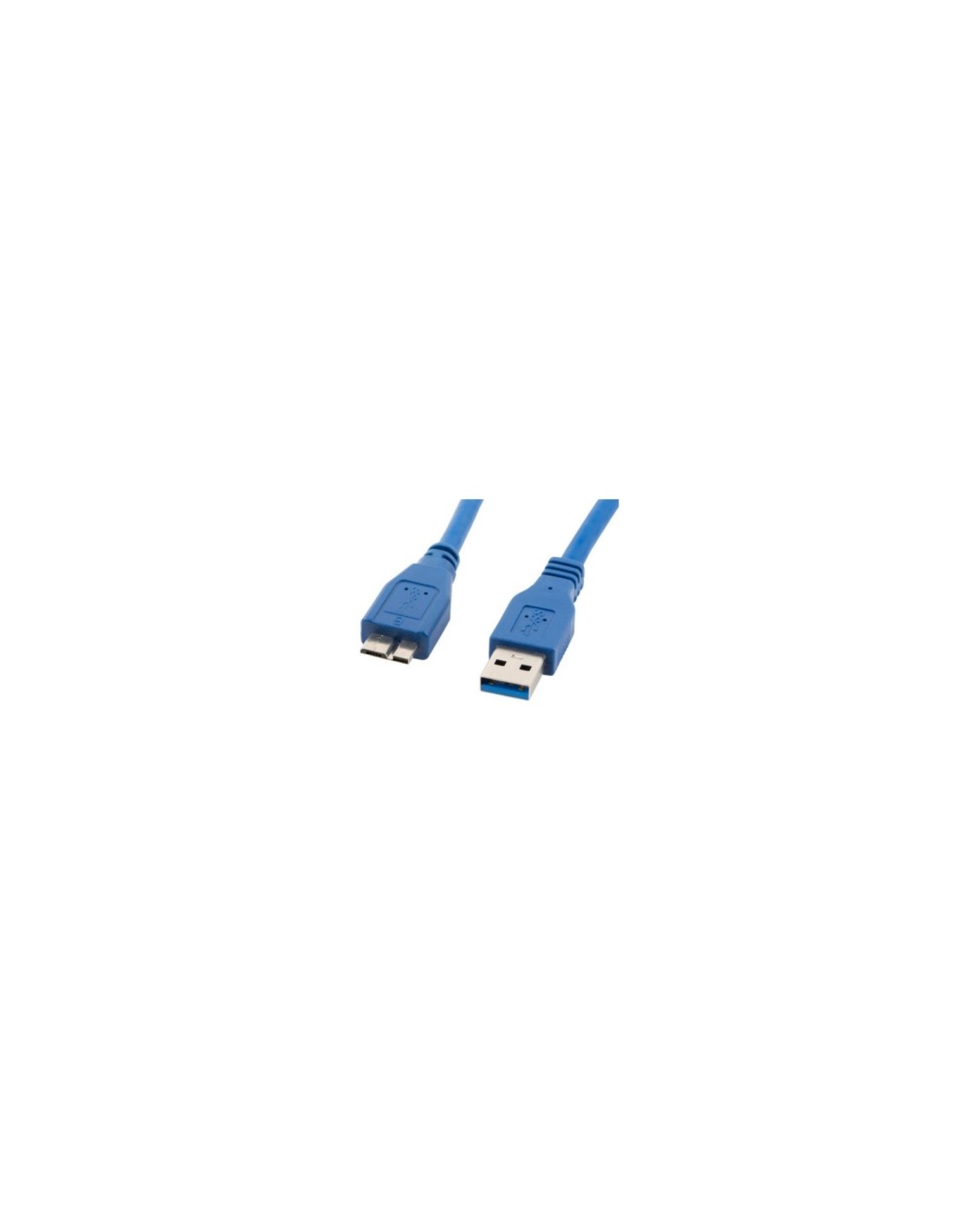 CABLE LANBERG USB 3.0 MACHO A USB MICRO B MACHO 50CM AZUL CA-US3M-10CC-0005-B