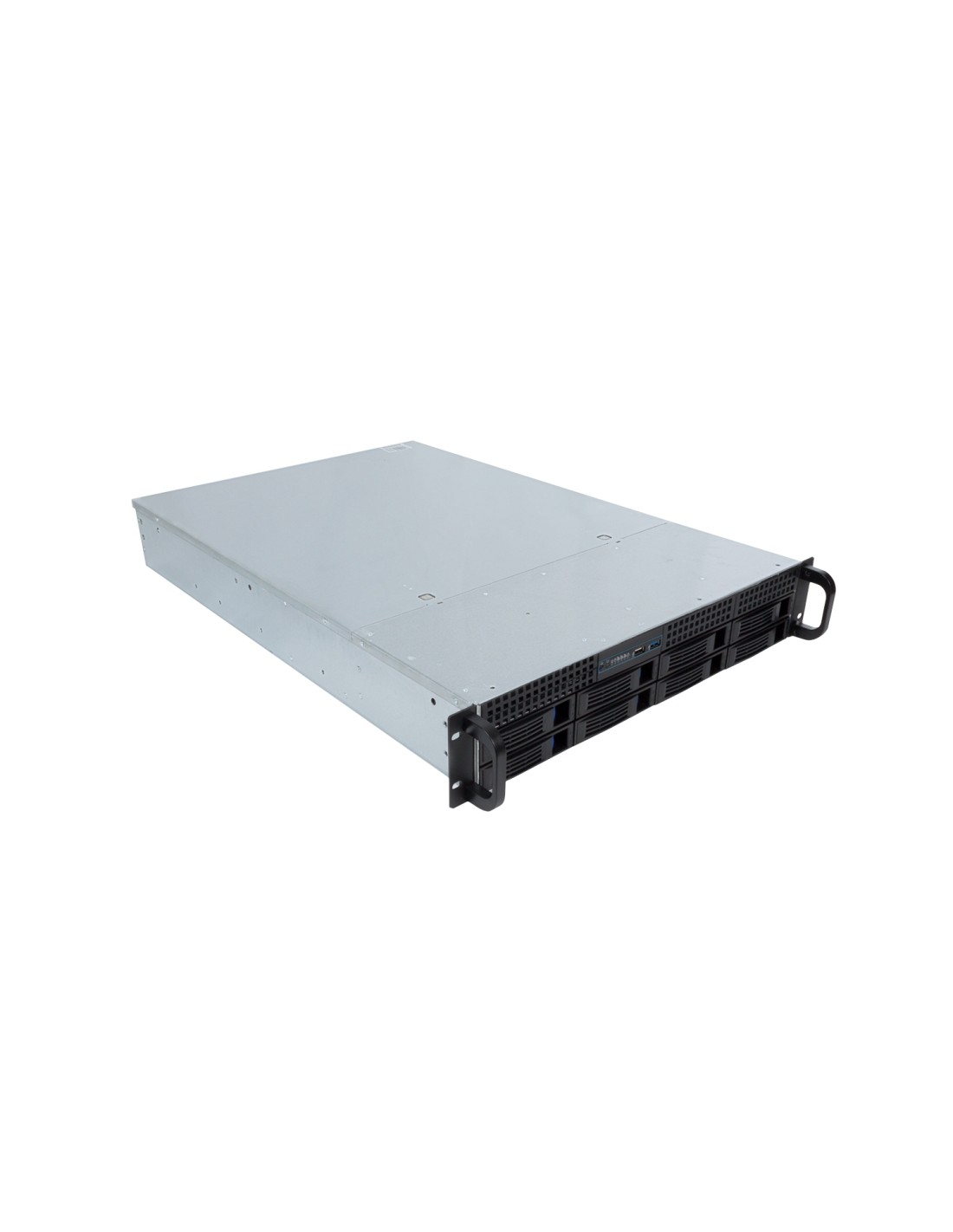 UNYKAch 2U HSW4208 SERVIDOR RACK Color Negro Plata 8 BahÍ­as HOT SWAP discos 3.5  80.20.08