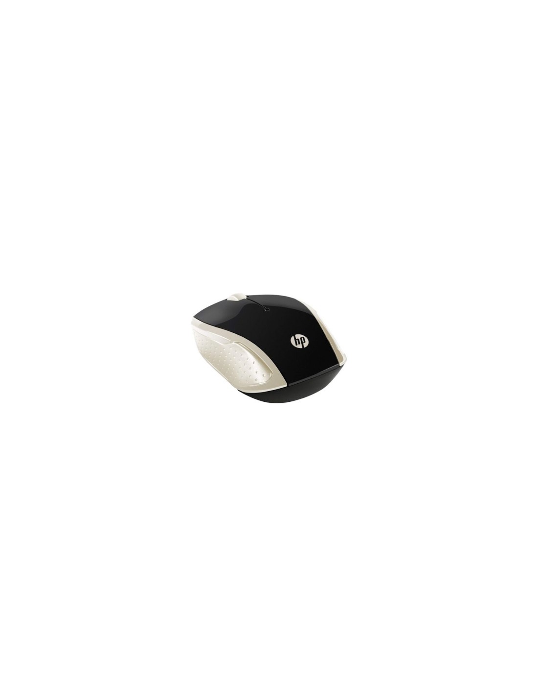 RATON INALAMBRICO HP 200 1000 PPP ALCANCE 10M DISEÍ?O AMBIDIESTRO DORADO 2HU83AA