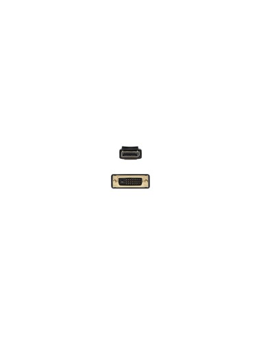 Nanocable Cable conversor DISPLAYPORT a DVI, DP/M - DVI/M, Negro, 2.0