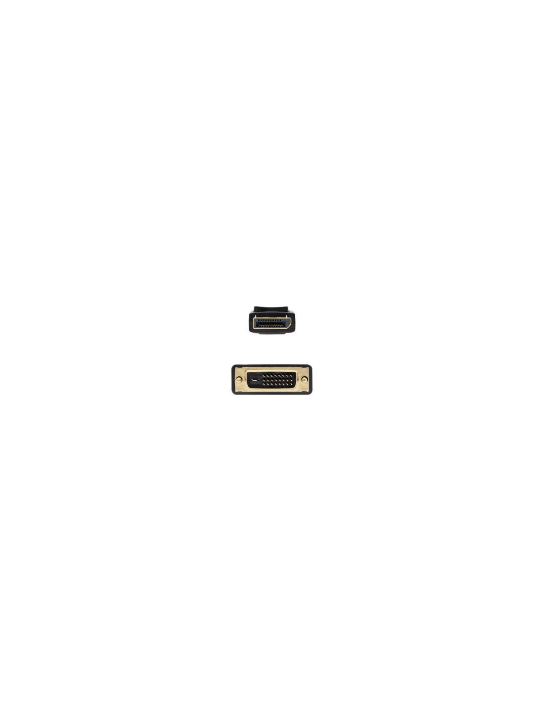 CABLE NANOCABLE DISPLAYPORT MACHO A DVI MACHO 2M NEGRO 10.15.4502