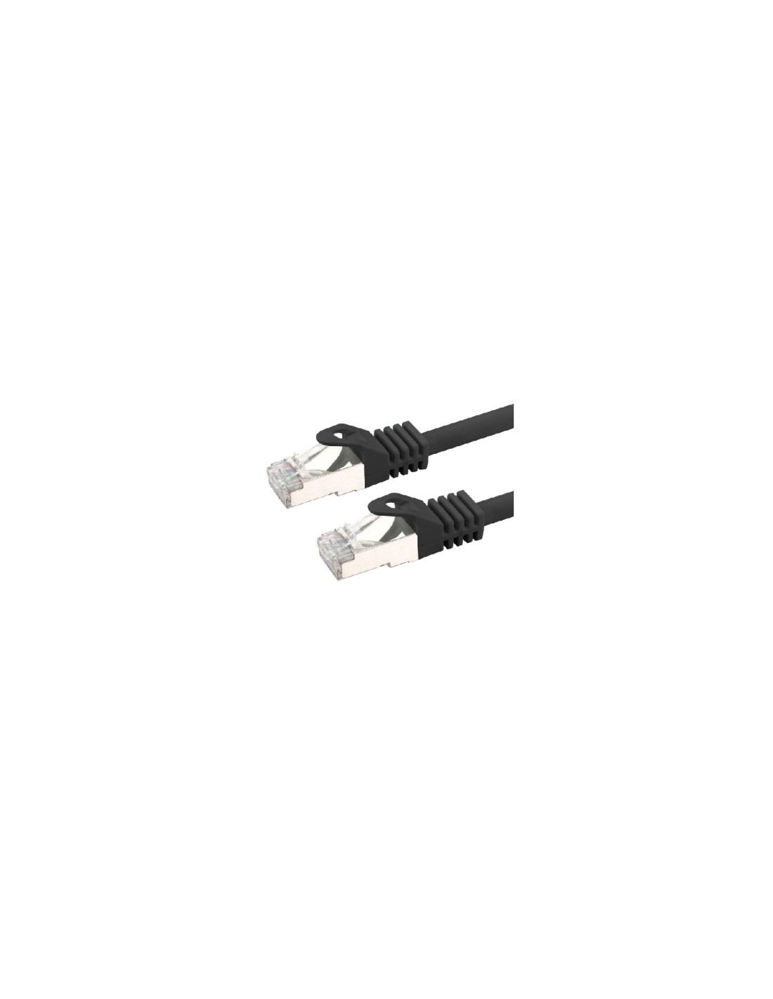 LATIGUILLO APANTALLADO EQUIP S/FTP CATEGORIA 6 HF 7.5M NEGRO 605595