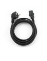 Gembird PC-186-VDE-3M power cord with VDE approval 3 meter Negro