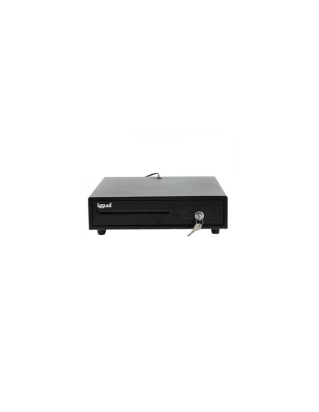 iggual Cajón Portamonedas IRON-10 38cm 4+6 negro