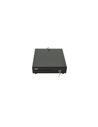 iggual Cajón Portamonedas IRON-10 38cm 4+6 negro