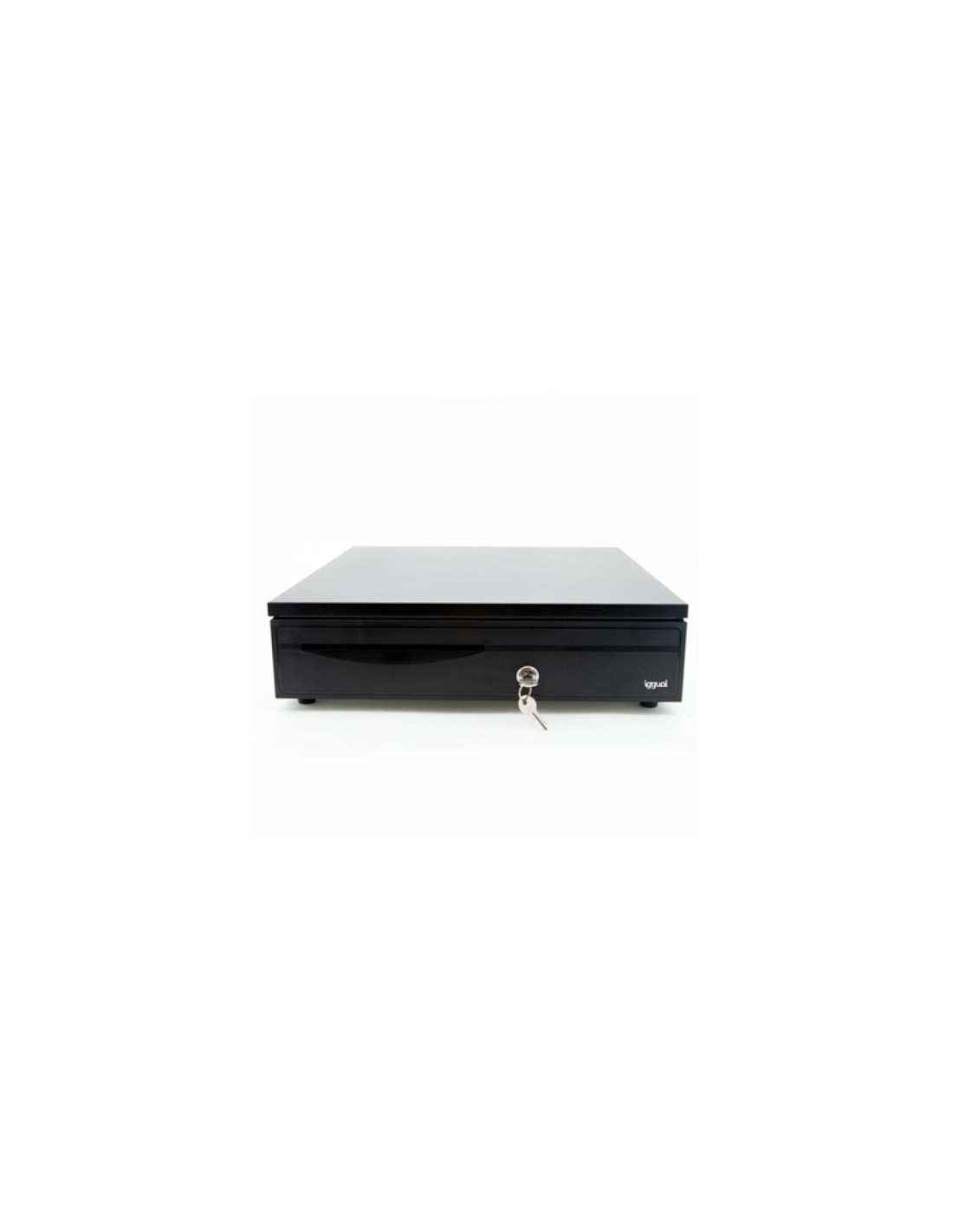 CAJON PORTAMONEDAS IGGUAL IRON-30 42CM 5+5 NEGRO IGG316351