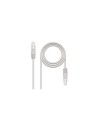 LATIGUILLO NANOCABLE CAT 6 UTP LSZH 1METRO BLANCO 10.20.1301