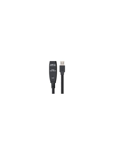 Nanocable Cable USB 3.0 prolongador con amplificador, tipo A/M-A/H, 5m