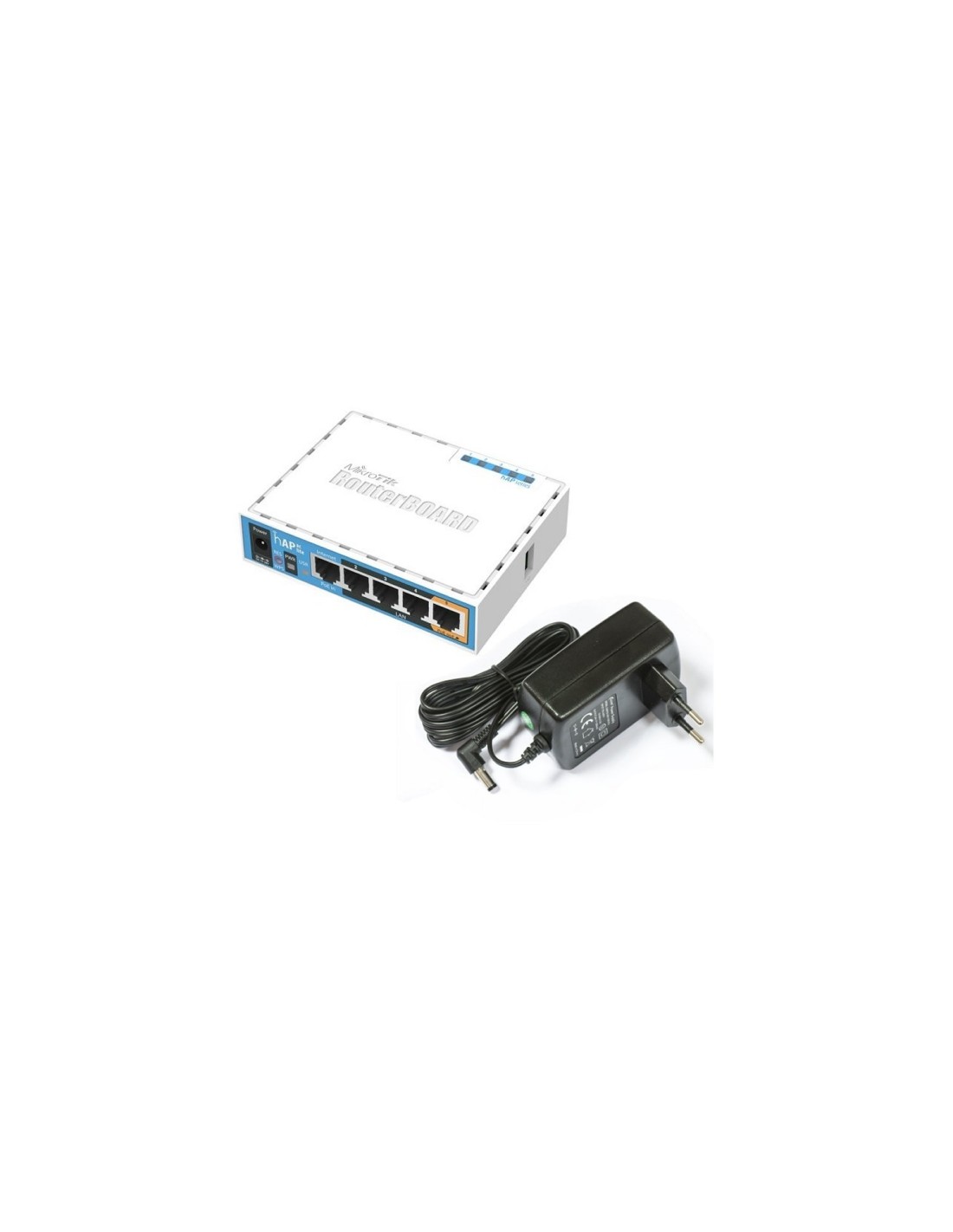 PUNTO DE ACCESO MIKROTIK HAP AC LITE 5X10/100 5GHZ BLANCO RB952Ui-5ac2nD