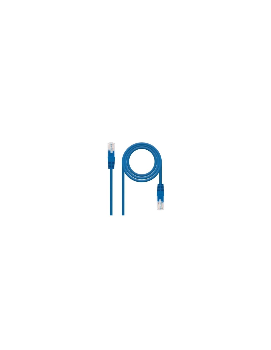 LATIGUILLO DE RED NANOCABLE RJ45 UTP CAT6 1M AZUL 10.20.0401-BL