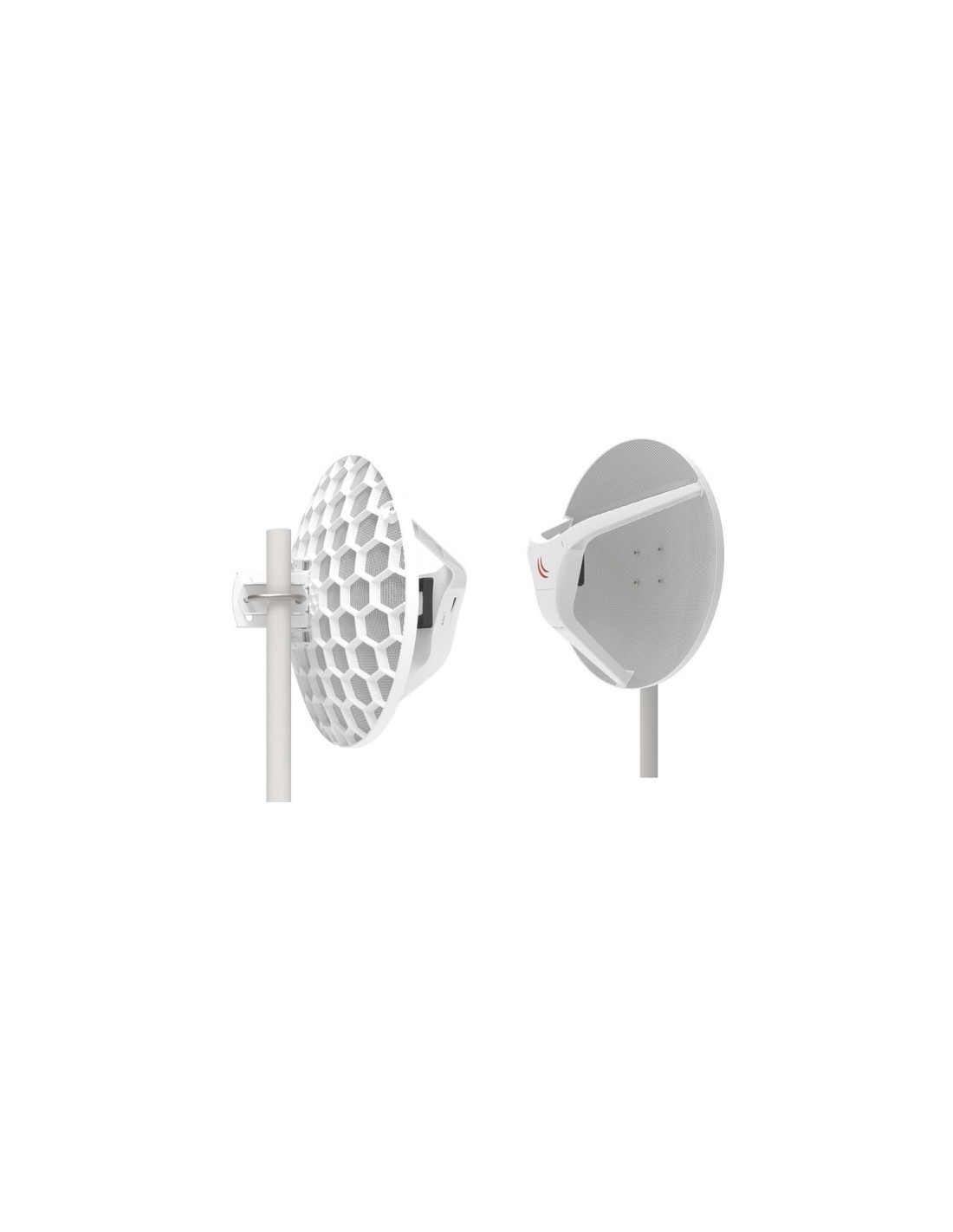 PUNTO DE ACCESO MIKROTIK CON ANTENA ALTA INALAMBRICA 60GHZ BLANCO RBLHGG-60adkit