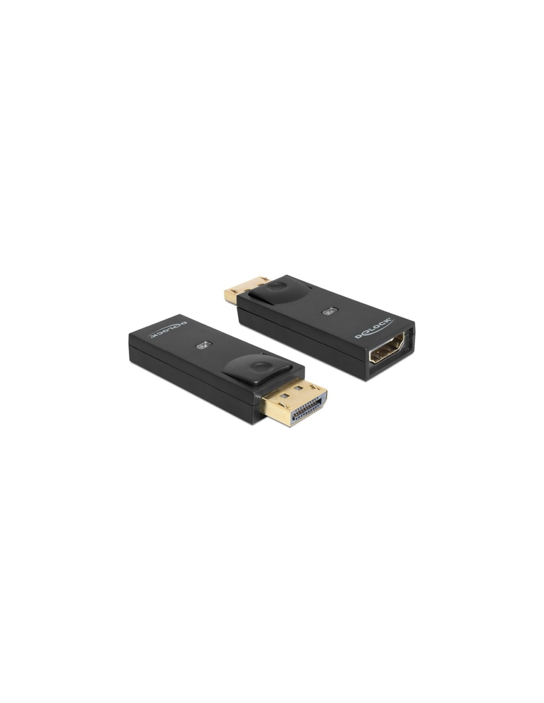ADAPTADOR DELOCK DISPLAYPORT 1.1 MACHO A HDMI HEMBRA NEGRO 65258