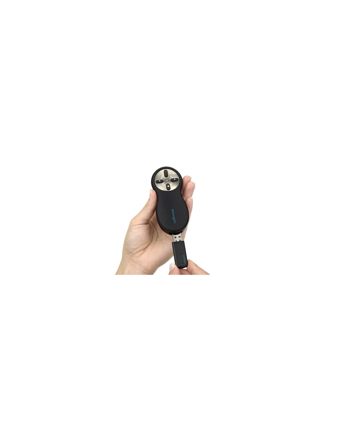 Kensington K33374US PUNTERO LASER Y MANDO A DISTANCIA PARA PRESENTACIONES ALCANCE 20 M NEGRO 33374EU
