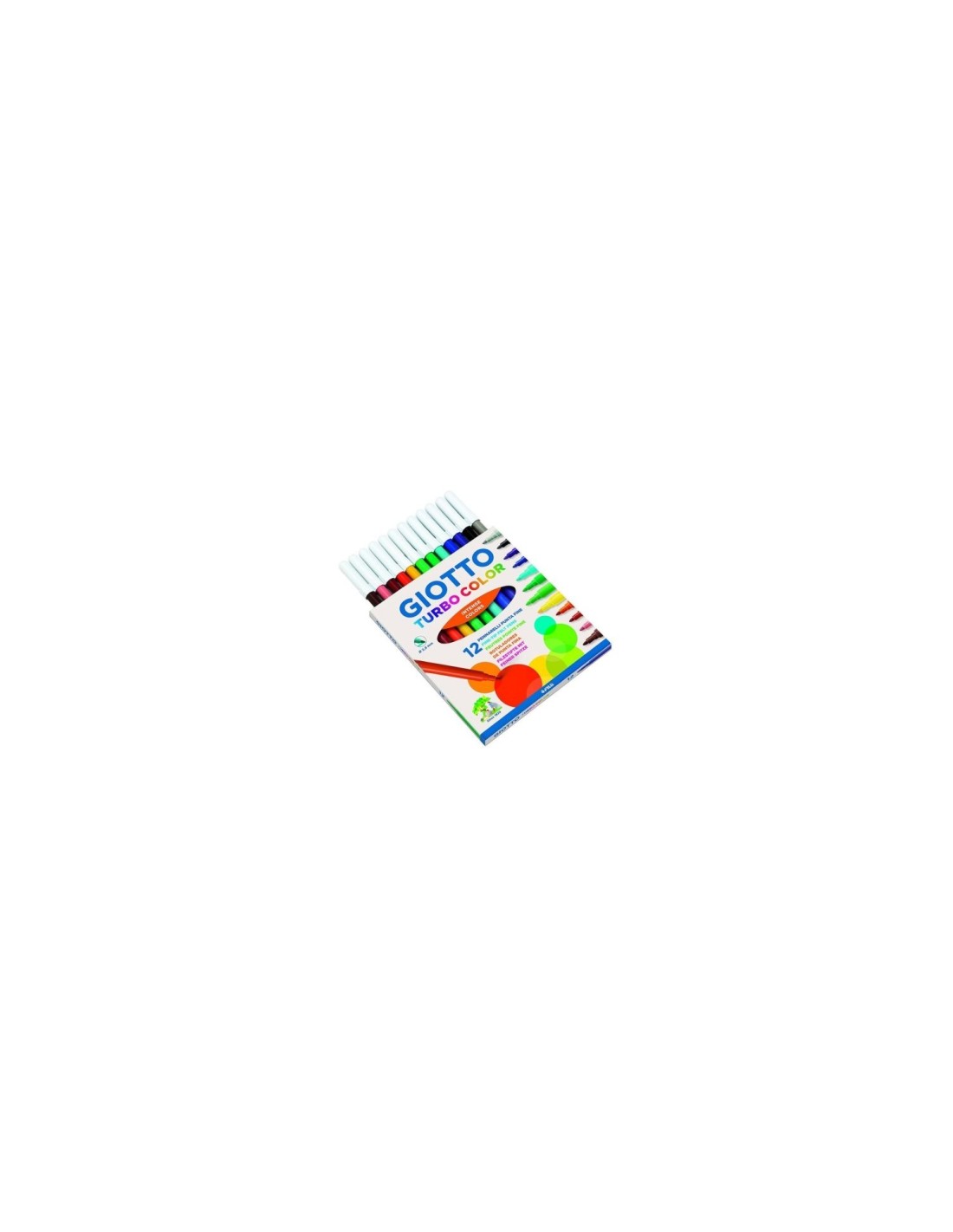 GIOTTO TURBO COLOR CAJA 12 UDS ROTULADOR PUNTA SUPER RESISTENTE DE 2.8 MM 416000