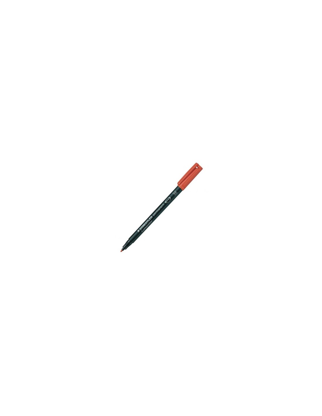 STAEDTLER LUMOCOLOR ROTULADOR PERMANENTE PUNTA M 1MM ROJO 317-2
