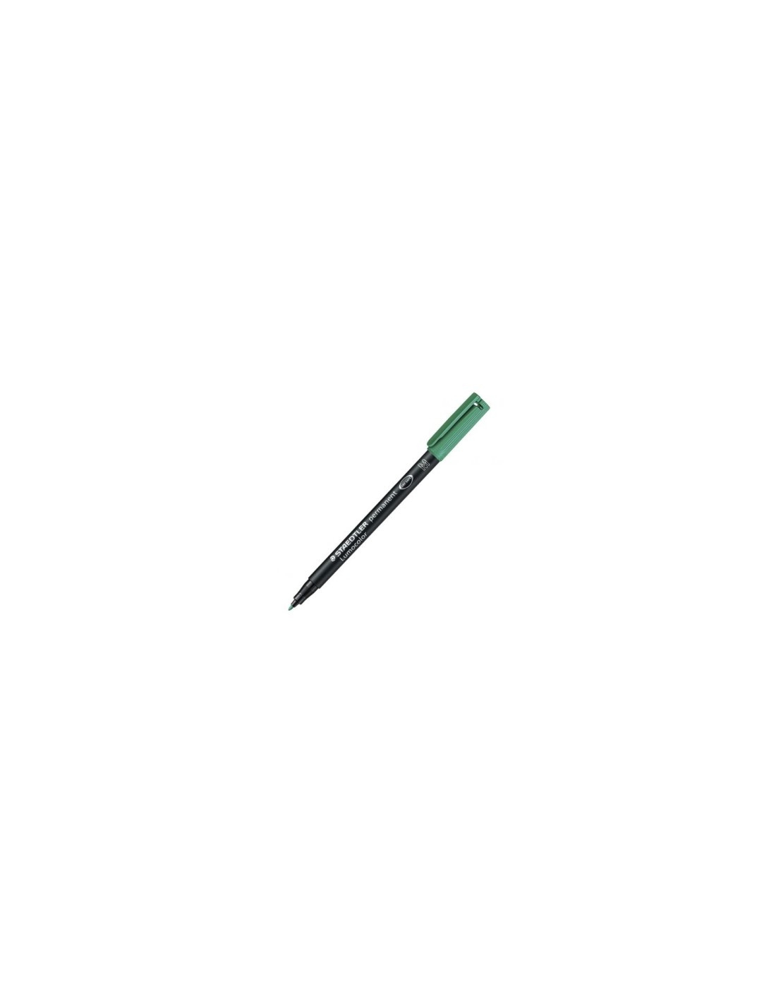 STAEDTLER LUMOCOLOR ROTULADOR PERMANENTE PUNTA M 1MM VERDE 317-5