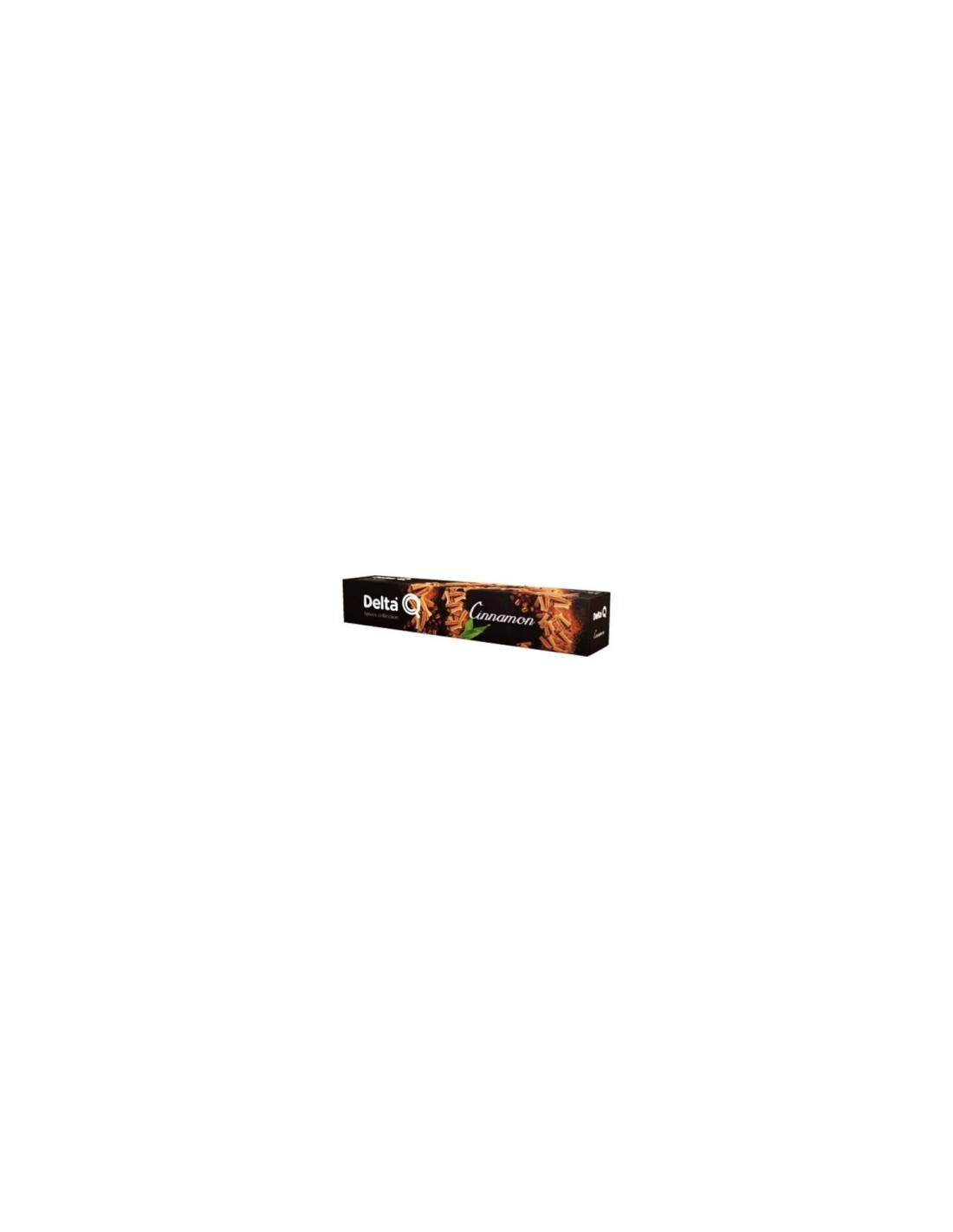 CAJA DE 10 CAPSULAS DE CAFE DELTA CINNAMON CON NOTAS A CANELA Y FRUTOS SECOS COMPATIBLES CON CAFETERAS DELTA 5028369