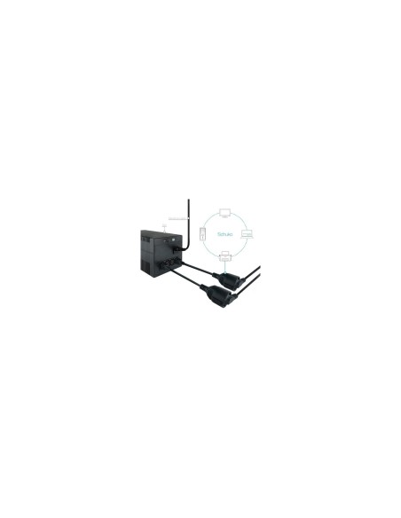 Nanocable CABLE ADAPTADOR C14/M a CEE7/H, 25 CM