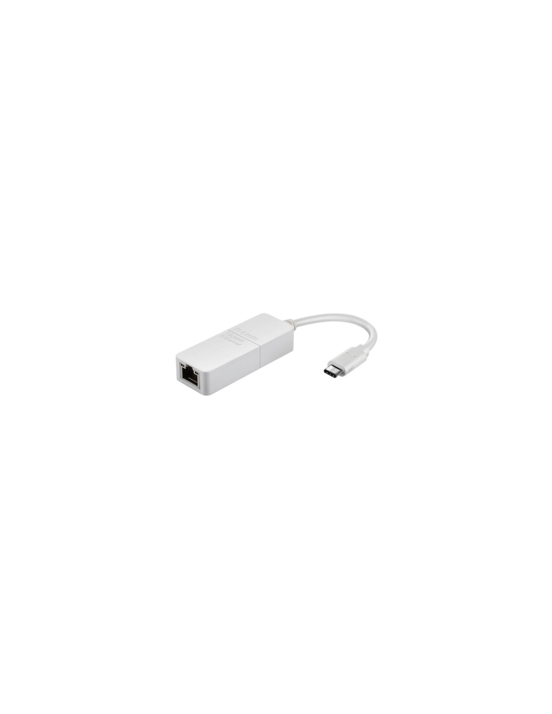 CONVERSOR D-LINK USB TIPO-C MACHO A ETHERNET GIGABIT BLANCO DUB-E130