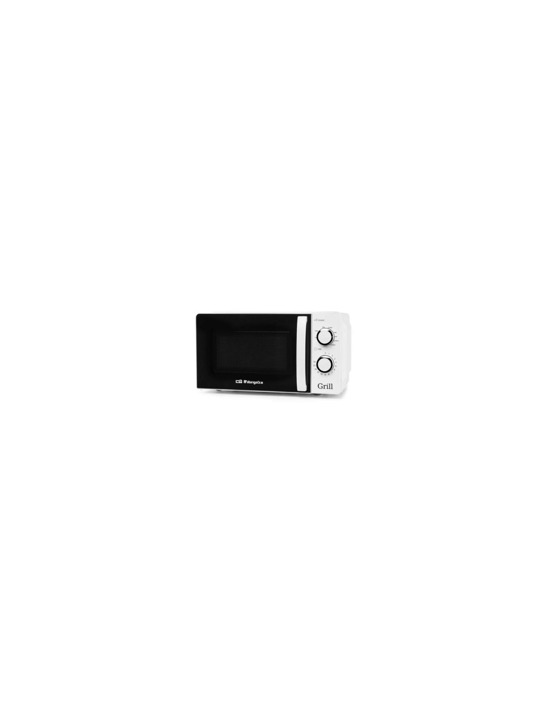 MICROONDAS CON GRILL ORBEGOZO MIG 2130 700W GRILL 900W 20 LITROS 5 NIVELES POTENCIA 3 FUNCIONES TEMPORIZADOR 30 MINUTOS 17542