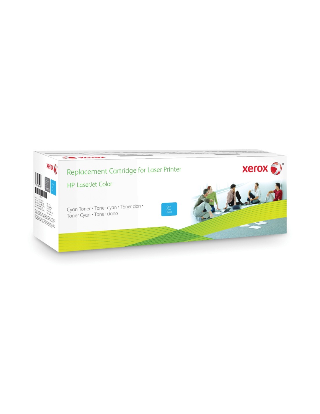 TONER XEROX HP CF541A COMPATIBLE CON HP LASERJET PRO M254 M281 LASERJET MFP M280 CIAN 006R03614