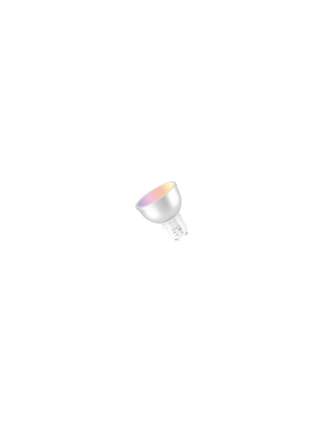 BOMBILLA INTELIGENTE MUVIT IO WIFI 5W GU10 400LM LUZ MULTICOLOR COMPATIBLE ASISTENTES DE VOZ GOOGLE ALEXA MIOBULB014