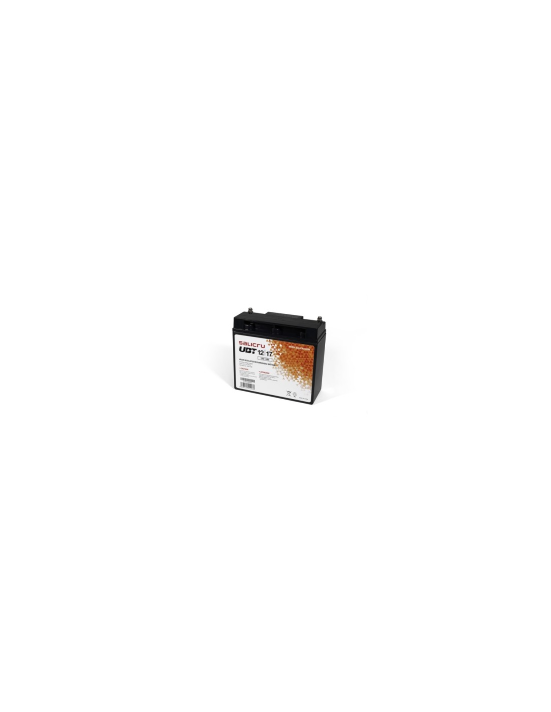 BATERIA SAI SALICRU UBT 12 17 AGM RECARGABLE DE 17AH NEGRO 013BS000004
