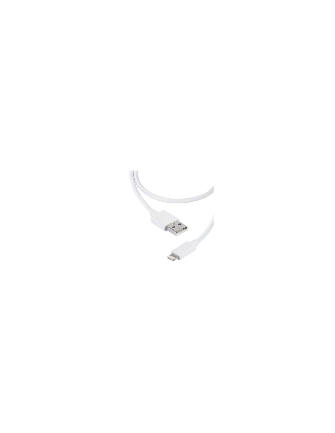 CABLE VIVANCO UAB TIPO-A MACHO A LIGHTNING CARGA Y DATOS 2M BLANCO 36300