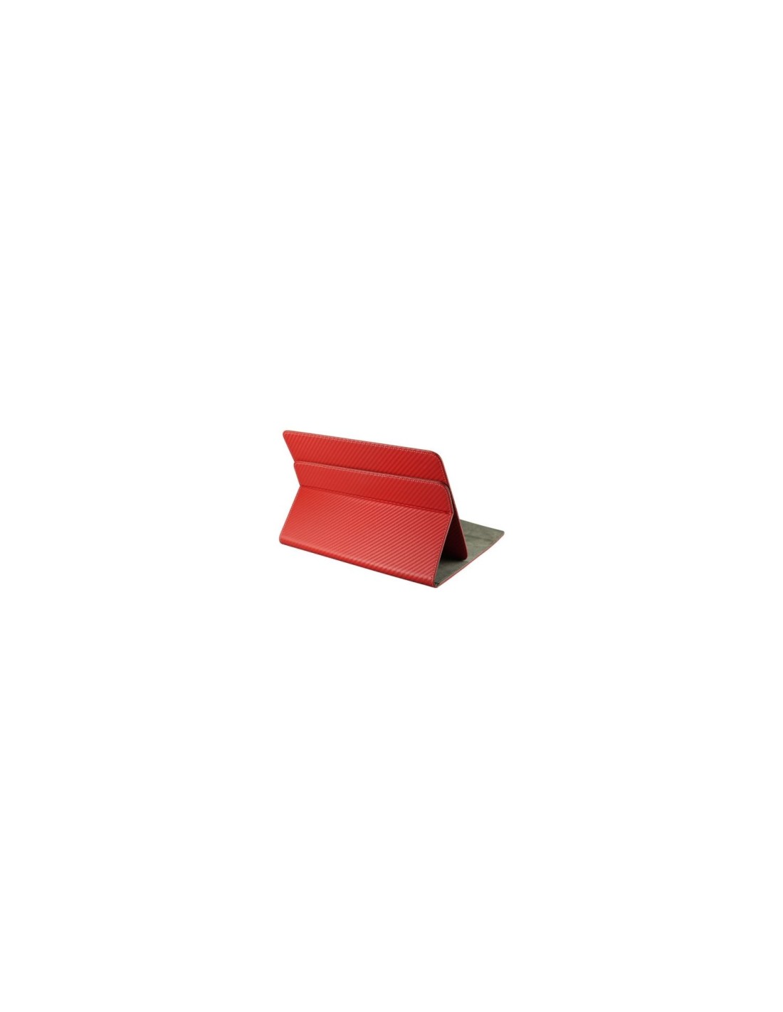 FUNDA TABLET SUBBLIM UNIVERSAL PARA TABLET HASTA 10.1P ROTACION 360 INTERIOR ATERCIOPELADO SISTEMA CIERRE SOLAPA MAGNETICA ROJO 