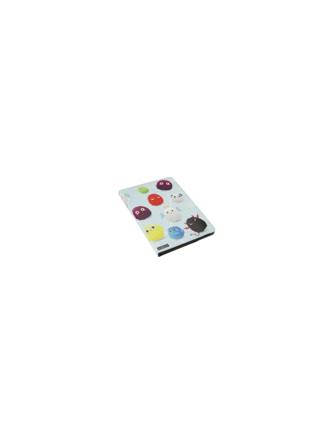 FUNDA TABLET SUBBLIM UNIVERSAL TRENDY FURRY PARA TABLET HASTA 10.1P ROTACION 360 EXTERIOR SIMIL PIEL INTERIOR ATERCIOPELADO CIER