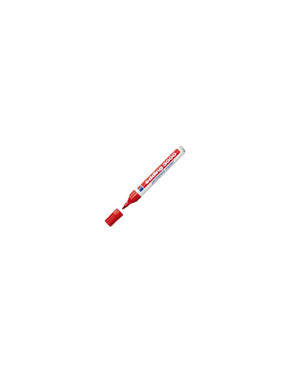 EDDING 3000 ROTULADOR PERMANENTE PUNTA REDONDA 1.5-3 MM ROJO EDD3000ROJ
