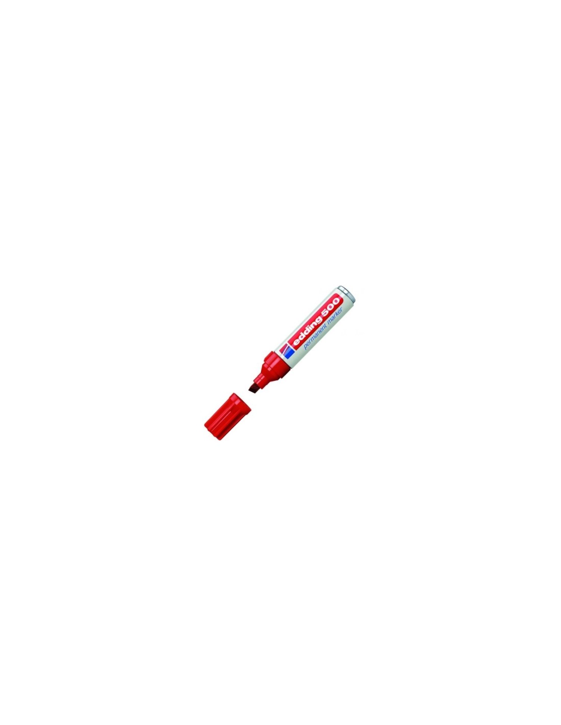EDDING 500 ROTULADOR PERMANENTE PUNTA BISELADA 2 7 MM ROJO 10500-02